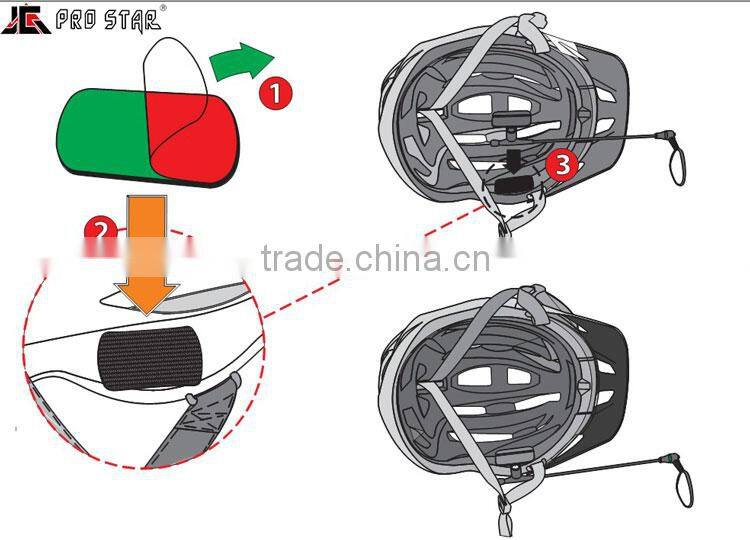 bike accessories alloy bicycle helmet mirror