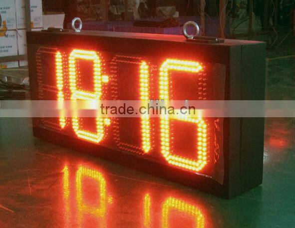 electronic wall display/wall mounted led clock display/stadium clock led display