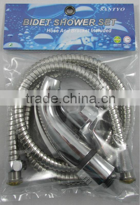 Quality hand held private clean female white color bidet accessory spray