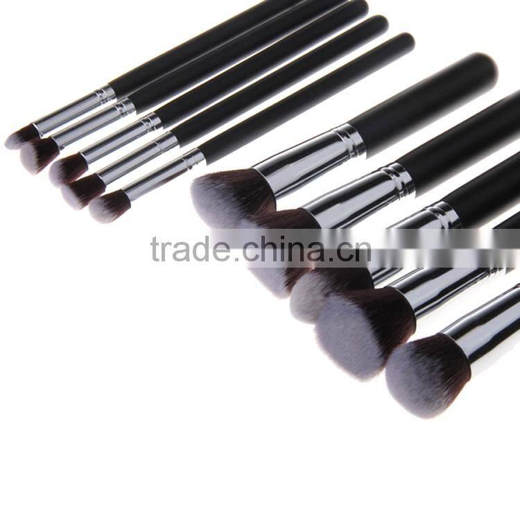 Professional Make Up Brushes 10 PCS Makeup Brushes Classic Matte Black Makeup Brush Set Beauty Makeup Tools & Accessories