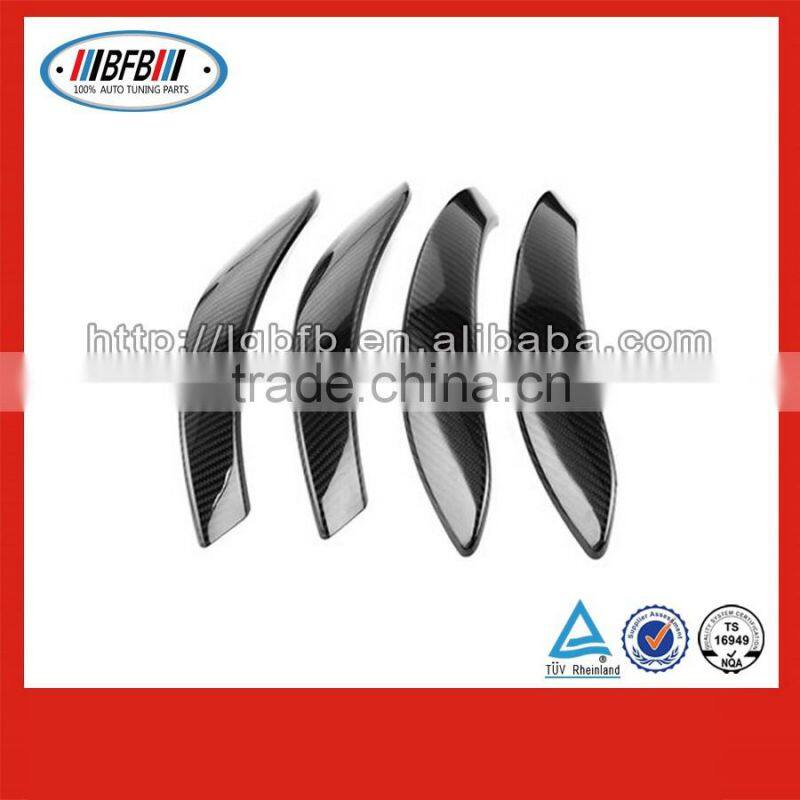 wholesale auto stick on interior trim FOR BMW F30 3 series 2015 2016 carbon black