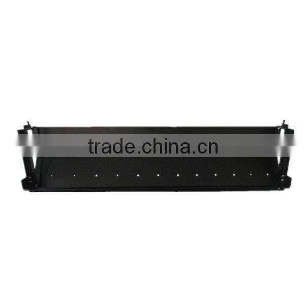 galvanized post bracket fence