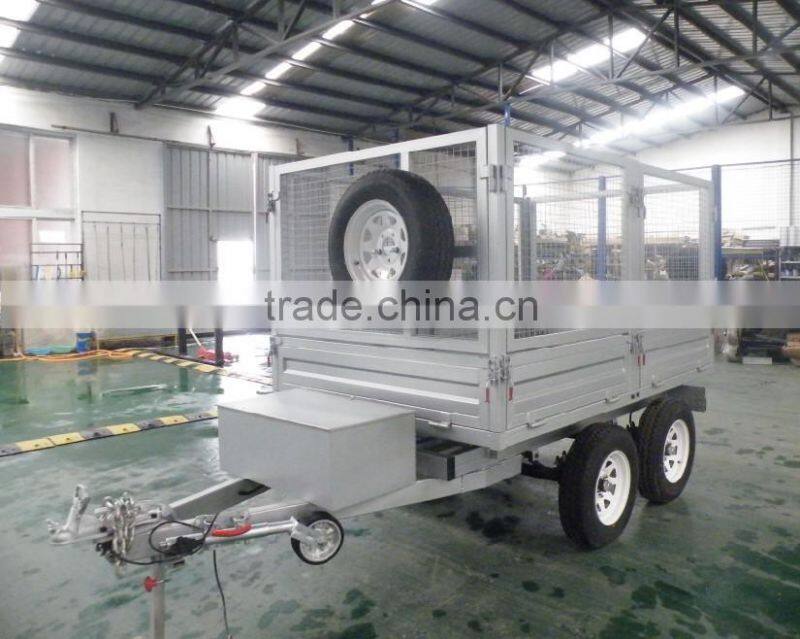 Standard 8x5 tandem cage trailer