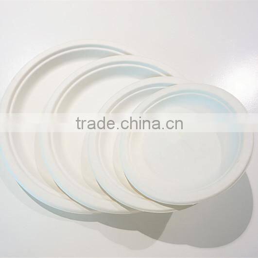 Disposable Biodegradable Bagasse Round Plates