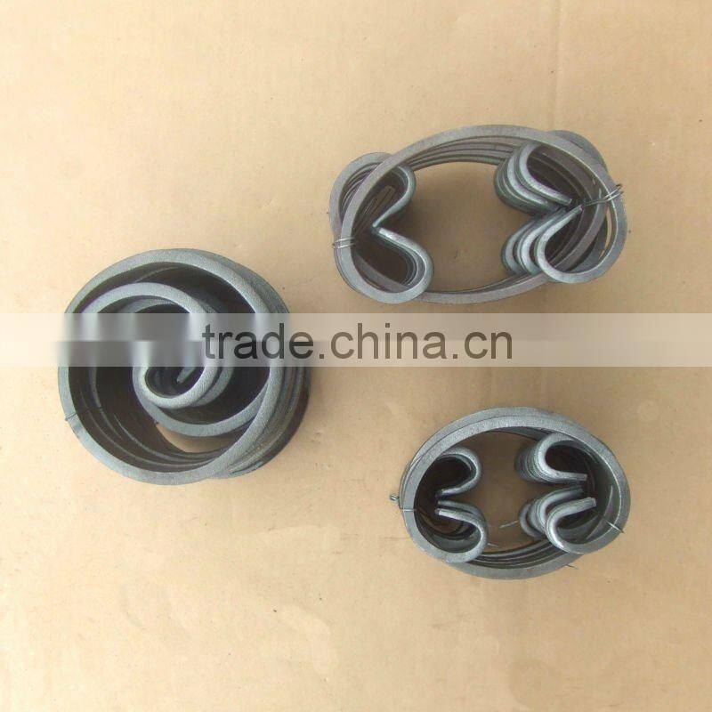 decorated easy to weld and galvanized gate design of wrought iron scrolls