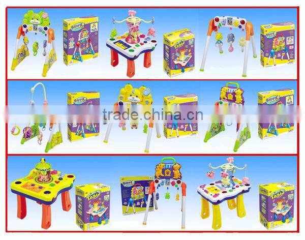 Top quality recorder baby toys with music and light baby handcart