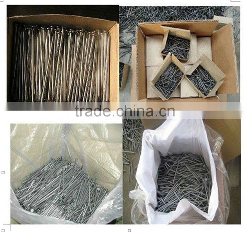 Concrete steel nails size