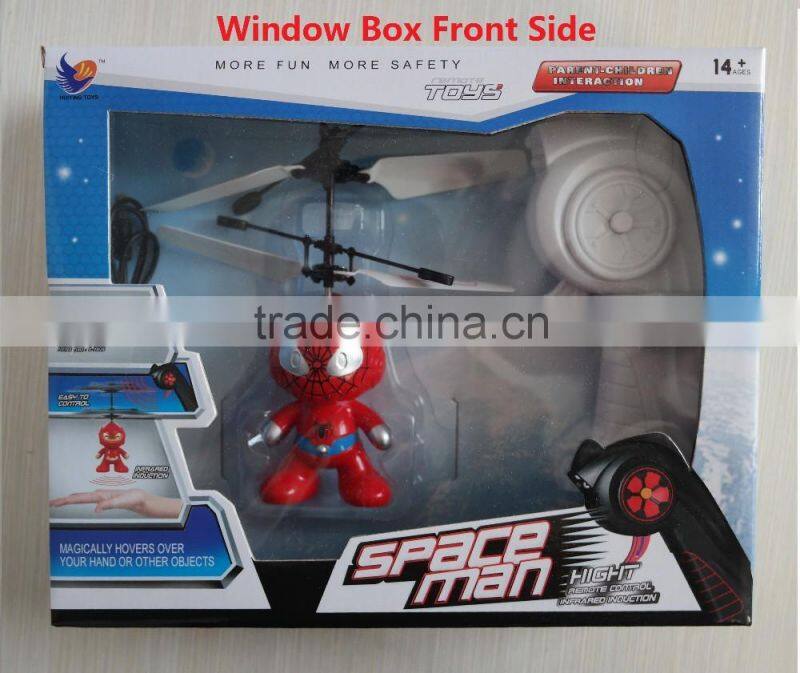 New Year Gift 2016 Infrared Induction Flying Astronaut Toy HY-830A Yiwu Toys Market Flying Spaceman Educational Toys For Kids