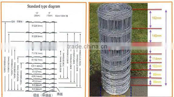 2017 Top Quality Cattle / sheep/deer /animal fence