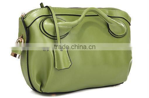 2016 black leather side bag for girls