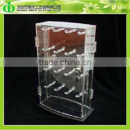 DDC-C023 Trade Assurance Chinese Factory Wholesale SGS Test Lockable Acrylic E-cigarette Cabinet