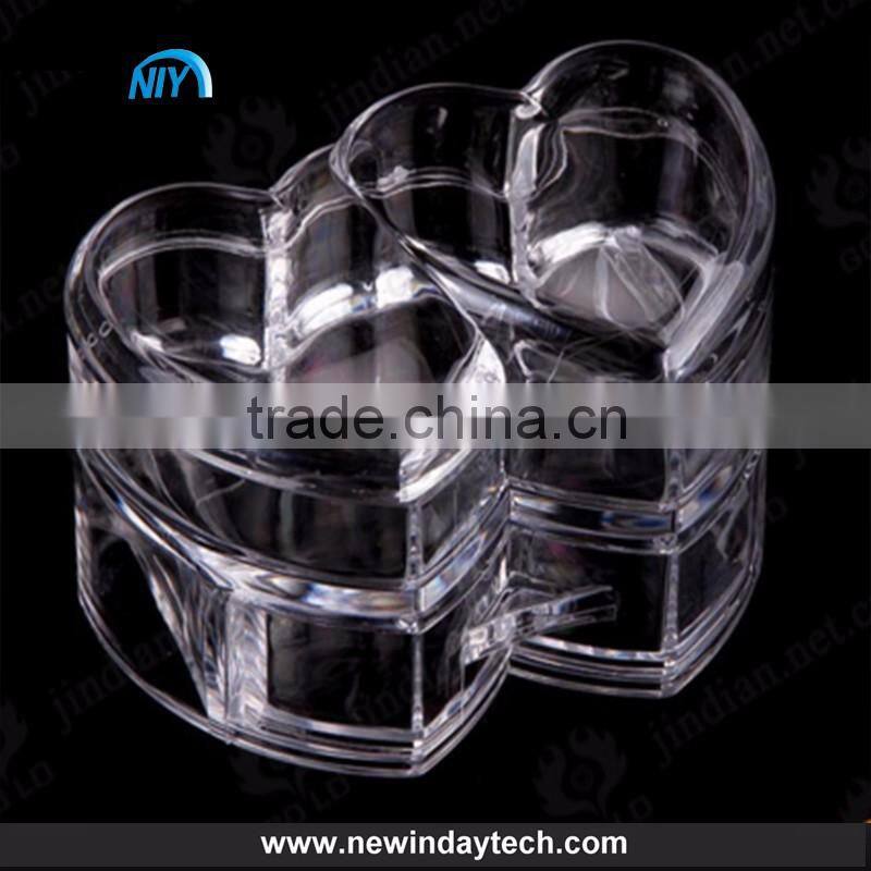 Cosmetic Organizer And Makeup Storage - Clear Acrylic Case For Your Beauty Products & Jewlery