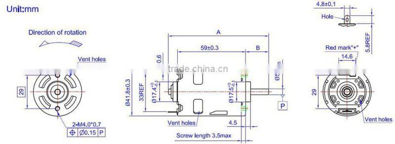 electrical home appliance motor dc motors