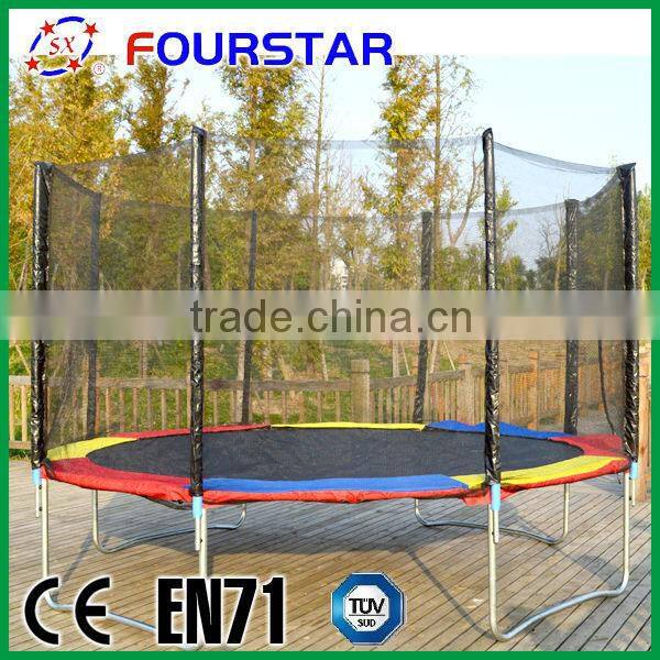 2015 hot sell large kids trampoline/jumping bed