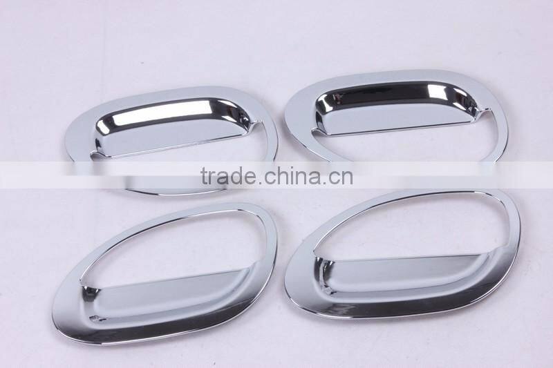 CHROME DOOR HANDLE BOWL COVER FOR RENAULT KWID STD RXE RXL RXT 2015 SUV