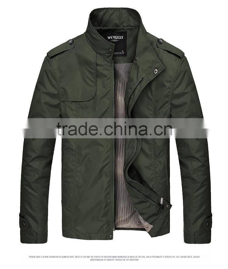 Autumn jacket collar business