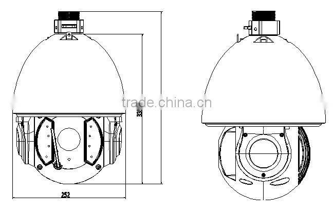 Most Innovative Dahua 3MP 20X Network IR PTZ Support Wipe HD IP PTZ Camera