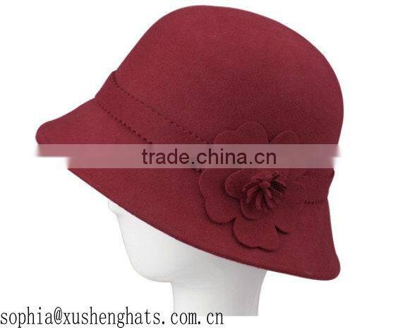 Ladies Bucket Cloche Church and Weding Hat