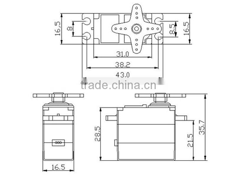 K-power M0200 High quality rc servo for Airplane Car boat