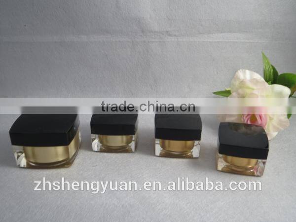 eye shape face cream cosmetic jar acrylic