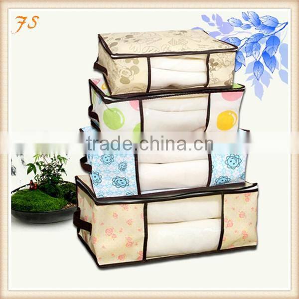 waterproof quilt storage bag with pvc window