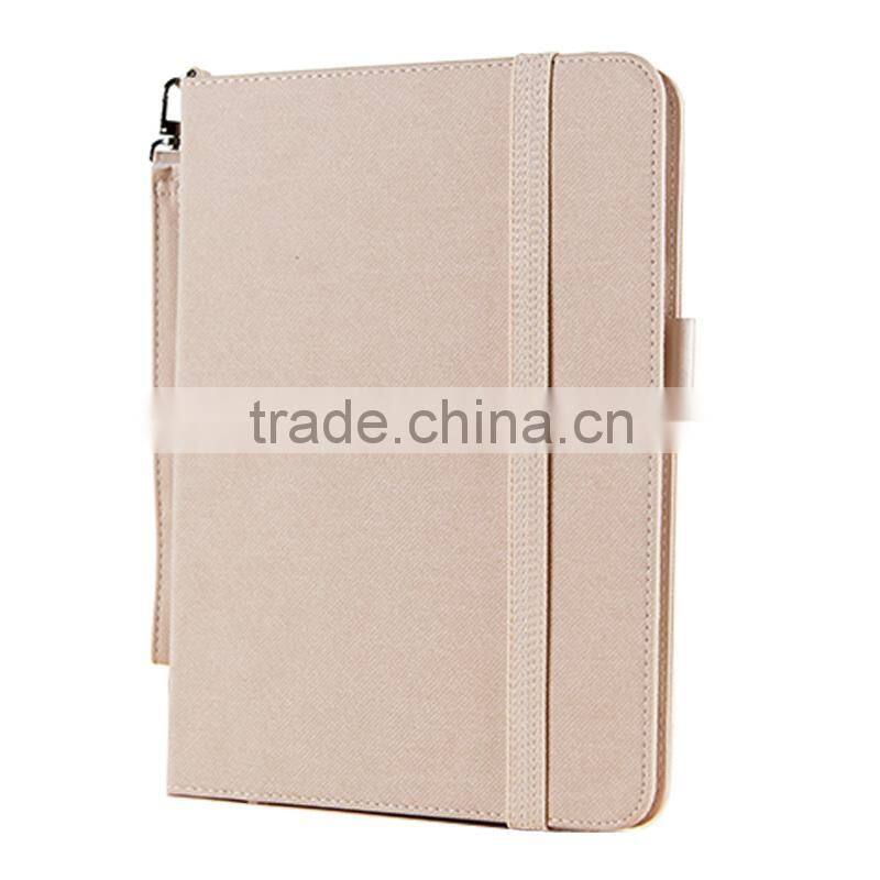 Wristlet Book Folio Leather Shell Cover For Ipad air/ ipad 5