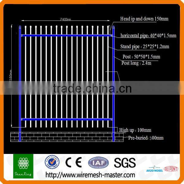 Metal fence / metal wrought wire mesh fence