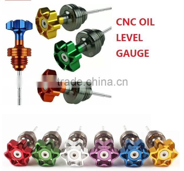 CNC Aluminum Alloy motorcycle oil stick Motorcycle CNC oil level gauge For GY6 50 125,BWS,JOG 50 Scooter