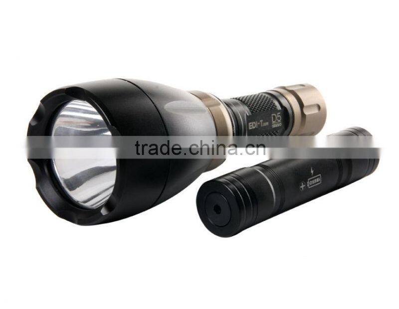 EDI-T D6 300-Lumens 5000-7000K Waterproof LED Flashlight for Diving