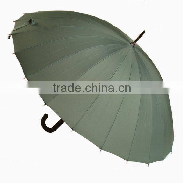 2015 Fashion Good Quality Advertising Solid Long-handled Umbrella