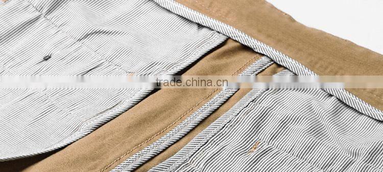 2015 latest design mens chinos slim fit 100% cotton casual pants