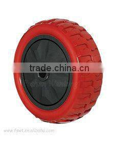 Polyurethane Medium Duty Threaded Stem Swivel Wheel Caster