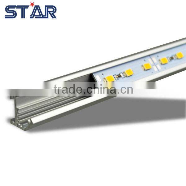 12v/24v Aluminum profile LED Rigid Bar 5730 60led/m Warm white V shape