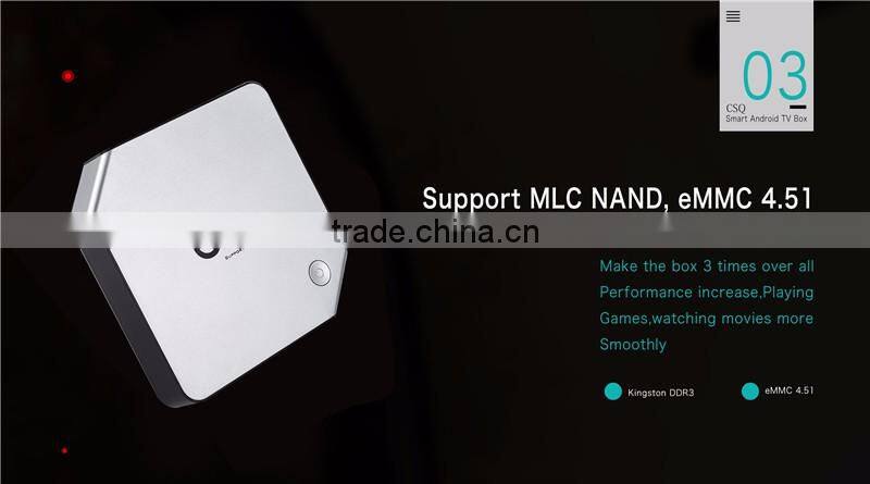 2016 China wholesale market CSQ RK3229 1G 8G fully loaded Android quad core TV box google Android 4.4(up to6.0) smart TV box