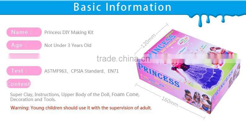 China Manufacture Hot Selling Kids Clay Rapunzel Princess Dolls