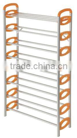 White Resin 20 Pair Shoe Rack