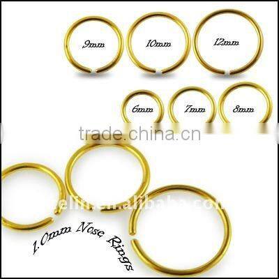 Wholesale body piercing jewelry stainless steel segment ring