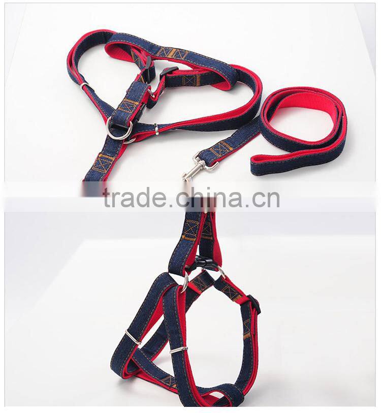 Branded Cheap Bulk Pet Supplies L Denim Pet Leashes