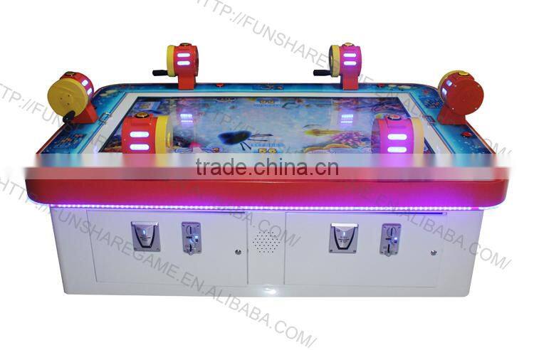 Funshare 2015 catch fish arcade game machine video game machine with 6 player