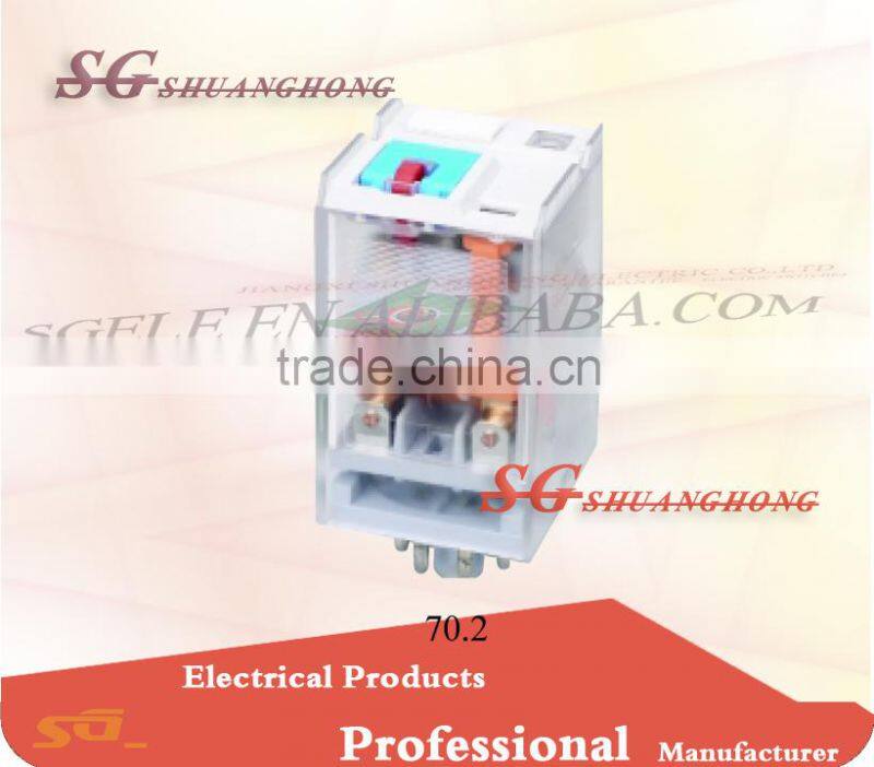 70.2 70.3 DC100v AC240v 380V electrical relay general-purpose relay auto relay