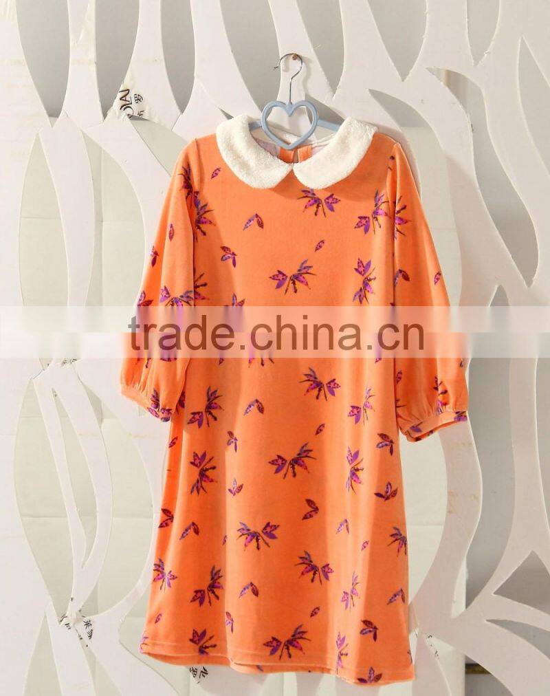 orange ladies lady homewear loungewear bathrobe