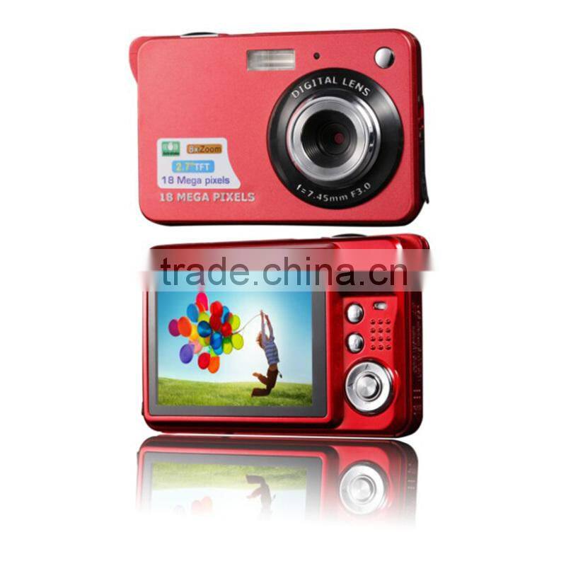 2.7" 18 Megapixels fc ce disposable cheapest digital camera price