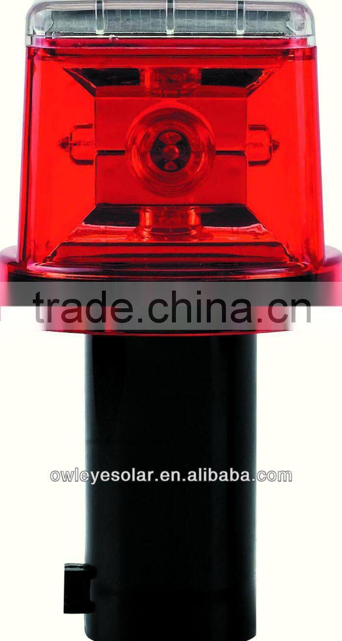 Solar-powered blinker traffic signal light /Flare solar-powered warning light