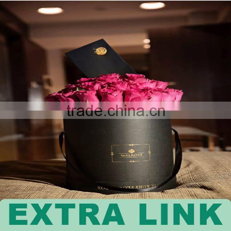 Alta calidad logotipo personalizado cajas de carton para flores