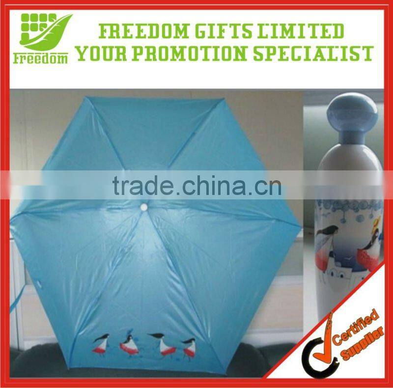 Promotion Customized Logo Magic Bottle Umbrella