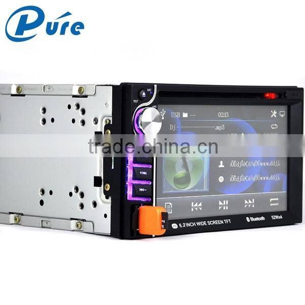 DVD Player Input 12V DVD Auto 6.2" TFT Screen with Bluetooth and Reversing Function