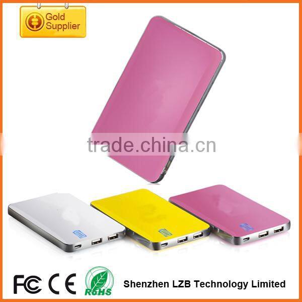 5600mah 2 USB output pwer bank,portable smart charger for mobile phone