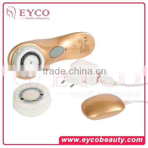 Wholesale Rechargeable Handheld Silicon Electric Facial Dead Skin Removal Cleansing Brush Massage Therapy Machine