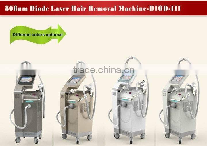 New 808 nm diode laser SHR rapid hair removal machine