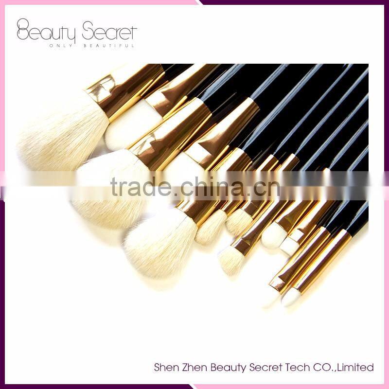 Wholesale Pro Cosmetics Lipsticks Shadows 12 Pcs Make Up Brush Kit